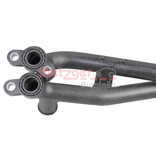 K&uuml;hlmittelrohrleitung METZGER 4010312 GREENPARTS f&uuml;r AUDI VW