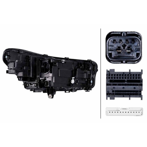 HELLA Hauptscheinwerfer 1EX 015 368-411 für BMW, links