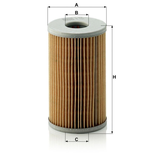 &Ouml;lfilter MANN-FILTER H 720 x f&uuml;r FORD MERCEDES-BENZ