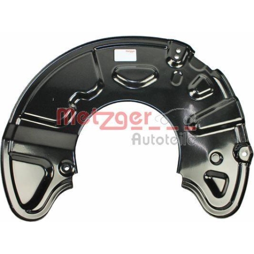 Spritzblech, Bremsscheibe METZGER 6115087 f&uuml;r MERCEDES-BENZ, Vorderachse links