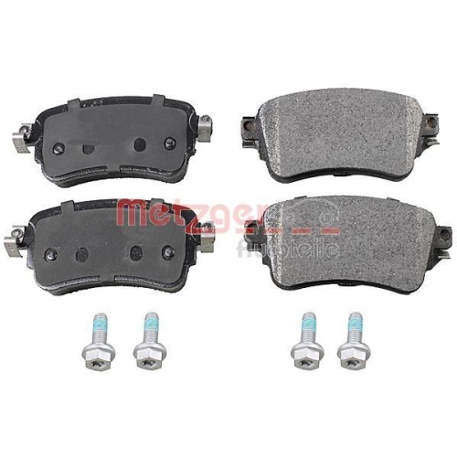 Bremsbelagsatz, Scheibenbremse METZGER 1170901 f&uuml;r CITRO&Euml;N OPEL PEUGEOT TOYOTA