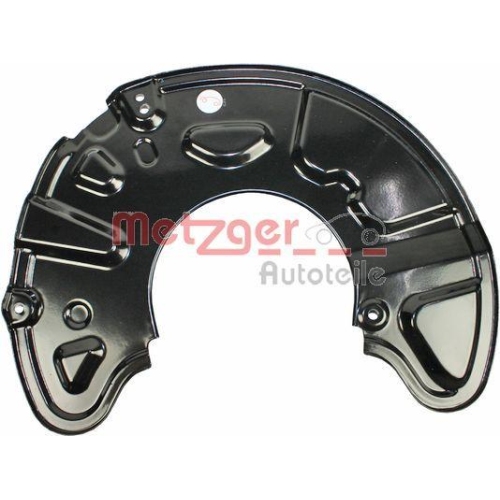 Spritzblech, Bremsscheibe METZGER 6115088 f&uuml;r MERCEDES-BENZ, Vorderachse rechts