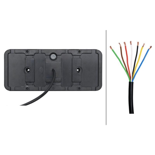 HELLA Heckleuchte 2VP 345 900-411 für, links, rechts