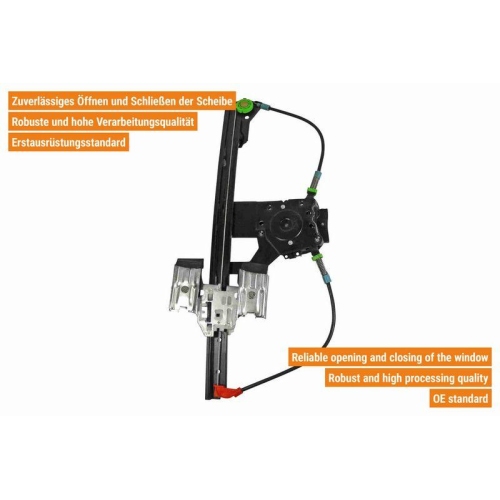 Fensterheber VAICO V10-6142 Green Mobility Parts für SEAT SKODA VW VAG