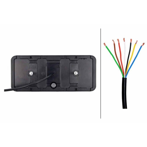 HELLA Heckleuchte 2VP 345 900-421 für SOMMER, links, rechts