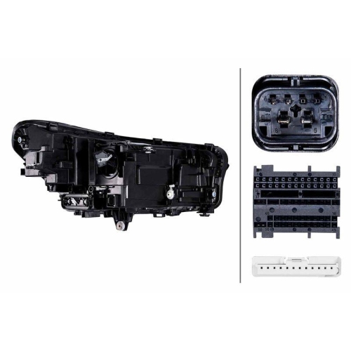 HELLA Hauptscheinwerfer 1EX 015 368-511 für BMW, links