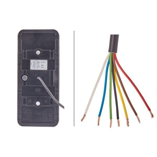 HELLA Heckleuchte 2VP 345 900-431 für, links, rechts