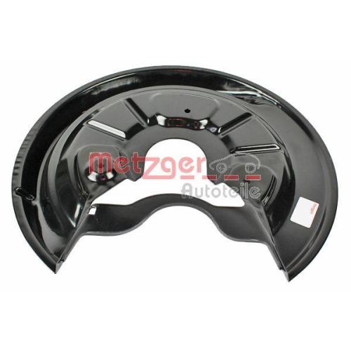 Spritzblech, Bremsscheibe METZGER 6115004 f&uuml;r VAG, Hinterachse rechts