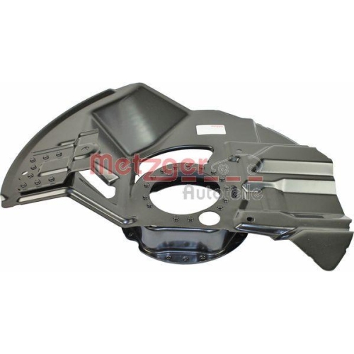 Spritzblech, Bremsscheibe METZGER 6115095 f&uuml;r BMW, Vorderachse links
