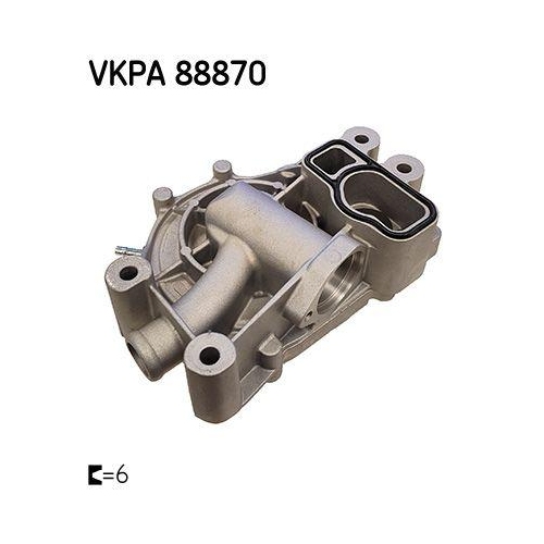 Wasserpumpe, Motork&uuml;hlung SKF VKPA 88870 f&uuml;r MERCEDES-BENZ