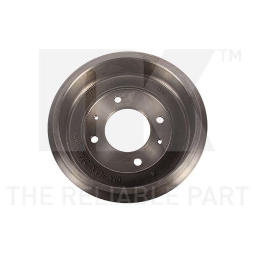 Bremstrommel NK 253401 f&uuml;r HYUNDAI, Hinterachse