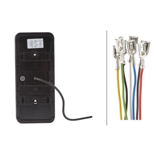 HELLA Heckleuchte 2VP 345 900-441 für, links, rechts