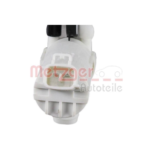 Waschwasserpumpe, Scheibenreinigung METZGER 2221138 für CITROËN HONDA PEUGEOT