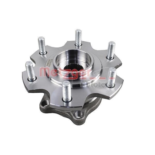 Radlagersatz METZGER WM 2255 f&uuml;r MITSUBISHI, Hinterachse