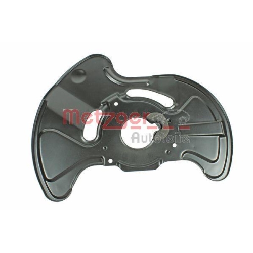 Spritzblech, Bremsscheibe METZGER 6115014 für MERCEDES-BENZ, Vorderachse rechts