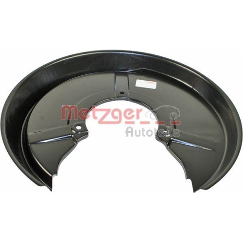 Spritzblech, Bremsscheibe METZGER 6115109 f&uuml;r VAG, Hinterachse links