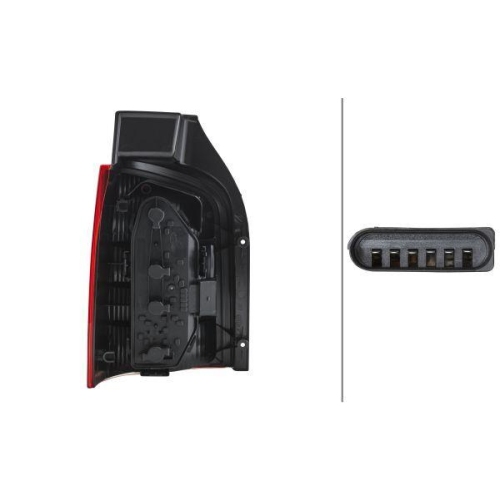 HELLA Heckleuchte 2SK 008 579-101 f&uuml;r DAF VW, rechts