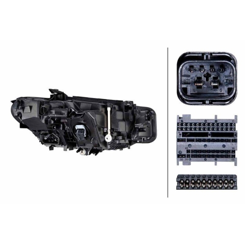 HELLA Hauptscheinwerfer 1LX 016 808-731 für BMW, links