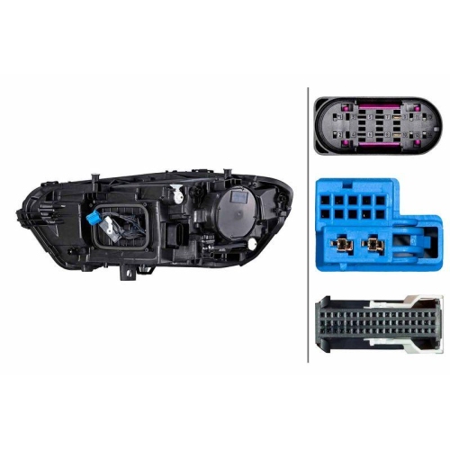 HELLA Hauptscheinwerfer 1LX 015 086-441 für MERCEDES-BENZ