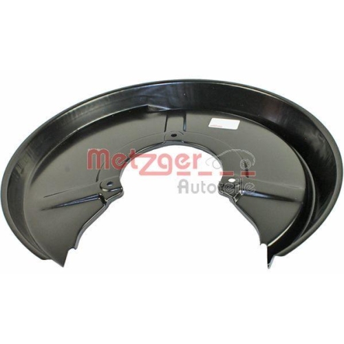 Spritzblech, Bremsscheibe METZGER 6115110 f&uuml;r VAG, Hinterachse rechts