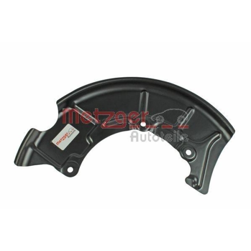 Spritzblech, Bremsscheibe METZGER 6115020 f&uuml;r VAG, Vorderachse links
