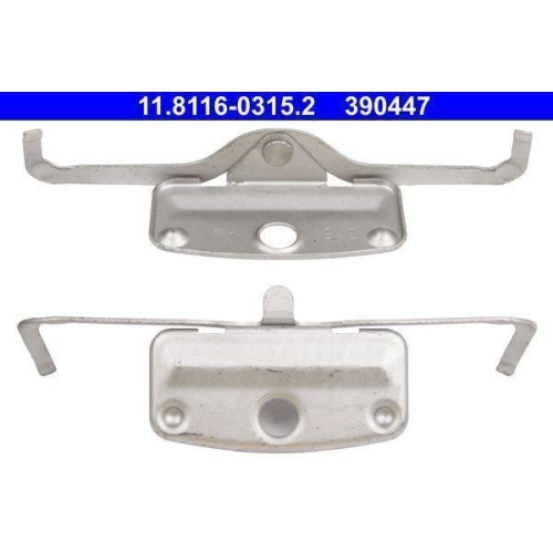 Feder, Bremssattel ATE 11.8116-0315.2 f&uuml;r BMW, Vorderachse