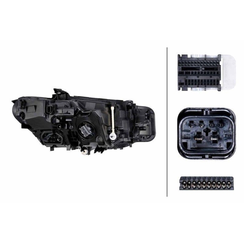 HELLA Hauptscheinwerfer 1LX 016 809-731 f&uuml;r BMW, links