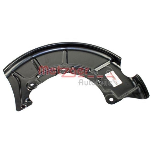 Spritzblech, Bremsscheibe METZGER 6115021 f&uuml;r VAG, Vorderachse rechts