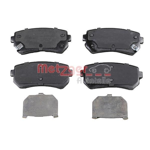 Bremsbelagsatz, Scheibenbremse METZGER 1170912 GREENPARTS f&uuml;r HYUNDAI KIA