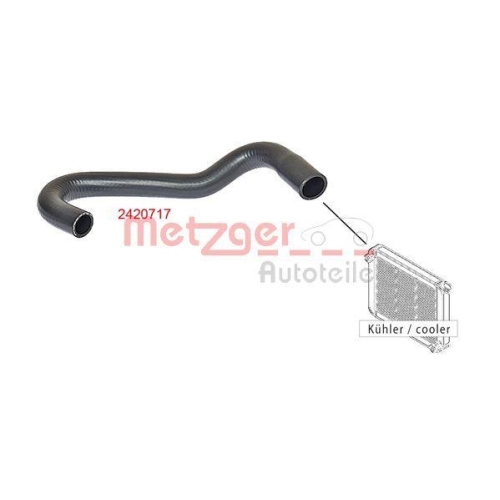 K&uuml;hlerschlauch METZGER 2420717 f&uuml;r FIAT, oben