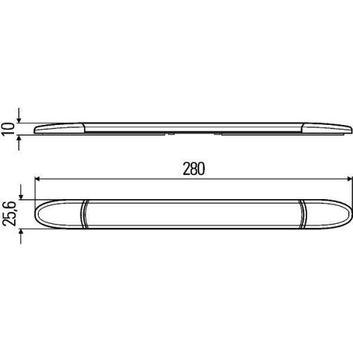 HELLA Innenraumleuchte 2JA 343 606-001 für BOMAG AHLMANN MANITOU AMMANN