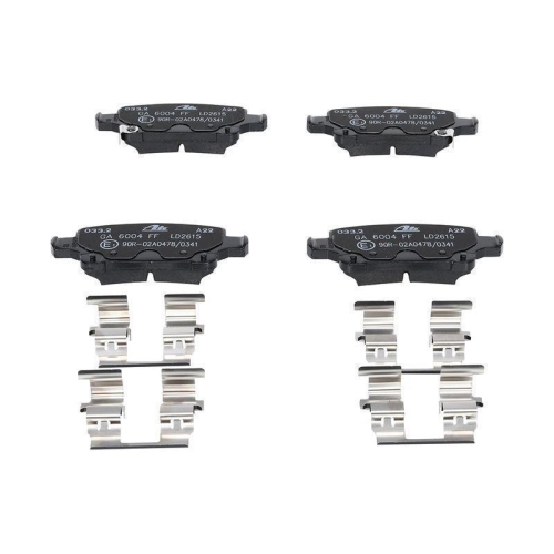 Bremsbelagsatz, Scheibenbremse ATE 13.0470-2615.2 ATE Ceramic für OPEL VAUXHALL