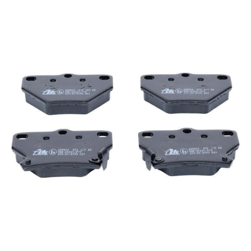 Bremsbelagsatz, Scheibenbremse ATE 13.0460-5812.2 f&uuml;r TOYOTA, Hinterachse