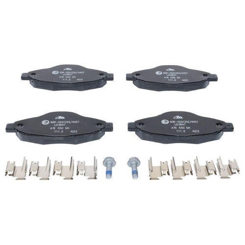 Bremsbelagsatz, Scheibenbremse ATE 13.0470-3847.2 ATE Ceramic f&uuml;r PEUGEOT