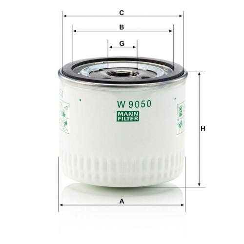 &Ouml;lfilter MANN-FILTER W 9050 f&uuml;r FORD GENERAL MOTORS