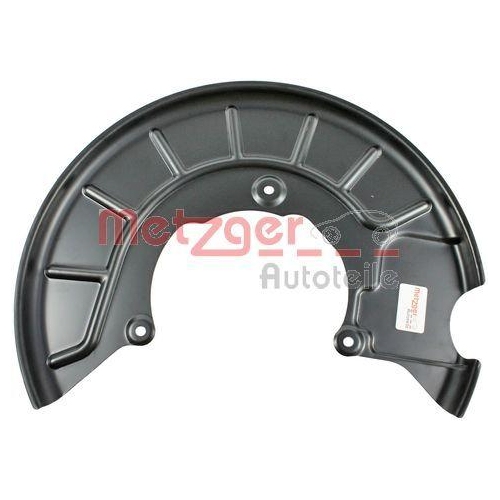 Spritzblech, Bremsscheibe METZGER 6115030 GREENPARTS für VAG, Vorderachse rechts