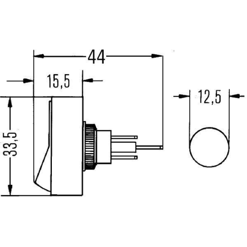 Schalter HELLA 6EH 004 407-022 für