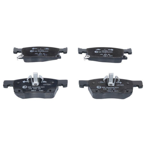 Bremsbelagsatz, Scheibenbremse ATE 13.0470-7324.2 ATE Ceramic f&uuml;r OPEL VAUXHALL
