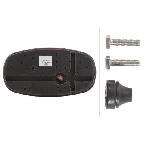 HELLA Heckleuchte 2VA 343 640-067 für JCB MERLO, rechts