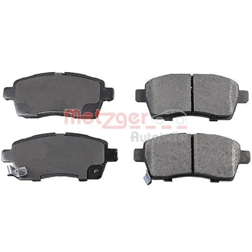 Bremsbelagsatz, Scheibenbremse METZGER 1170917 GREENPARTS f&uuml;r SUZUKI