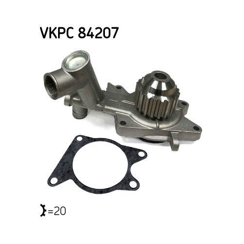 Wasserpumpe, Motork&uuml;hlung SKF VKPC 84207 f&uuml;r FORD