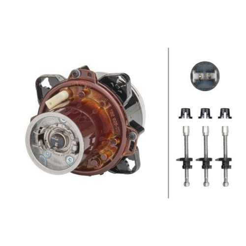HELLA Scheinwerfereinsatz, Hauptscheinwerfer 1LL 008 193-117 für IVECO HITACHI