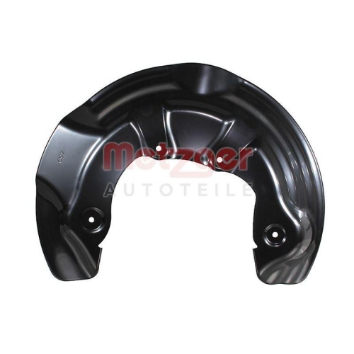 Spritzblech, Bremsscheibe METZGER AUTOTEILE 6115651 für AUDI, Vorderachse links