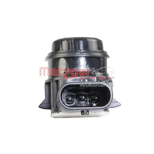 Sensor, Einparkhilfe METZGER 0901381 GREENPARTS f&uuml;r TESLA, hinten, mitte, vorne