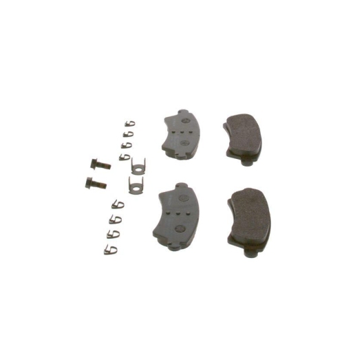 Bremsbelagsatz, Scheibenbremse BOSCH 0 986 424 801 f&uuml;r CITRO&Euml;N PEUGEOT