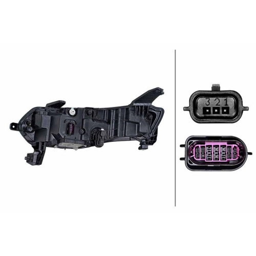 HELLA Hauptscheinwerfer 1LX 015 142-841 f&uuml;r RENAULT, rechts