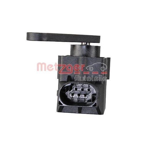 Sensor, Leuchtweitenregulierung METZGER 0901382 f&uuml;r BMW, Hinterachse