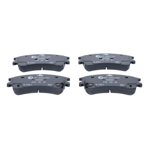 Bremsbelagsatz, Scheibenbremse ATE 13.0460-5821.2 f&uuml;r MAZDA, Vorderachse
