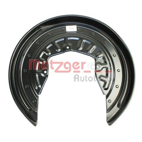 Spritzblech, Bremsscheibe METZGER 6115124 f&uuml;r VAG, Hinterachse rechts