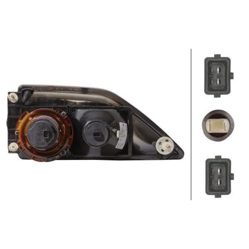 HELLA Hauptscheinwerfer 1DL 007 859-051 für MERCEDES-BENZ EVOBUS, links